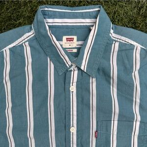 Levi’s Men’s Classic One Pocket Standard Fit Short Sleeve Shirt Western Rocker M